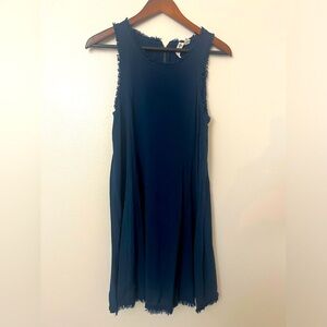 OTHERS FOLLOW Navy Swing Dress